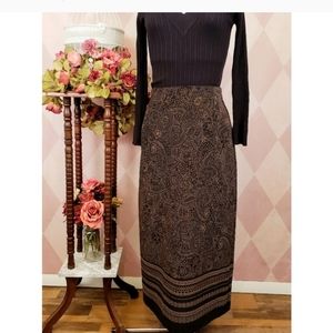 Briggs New York, long Black skirt